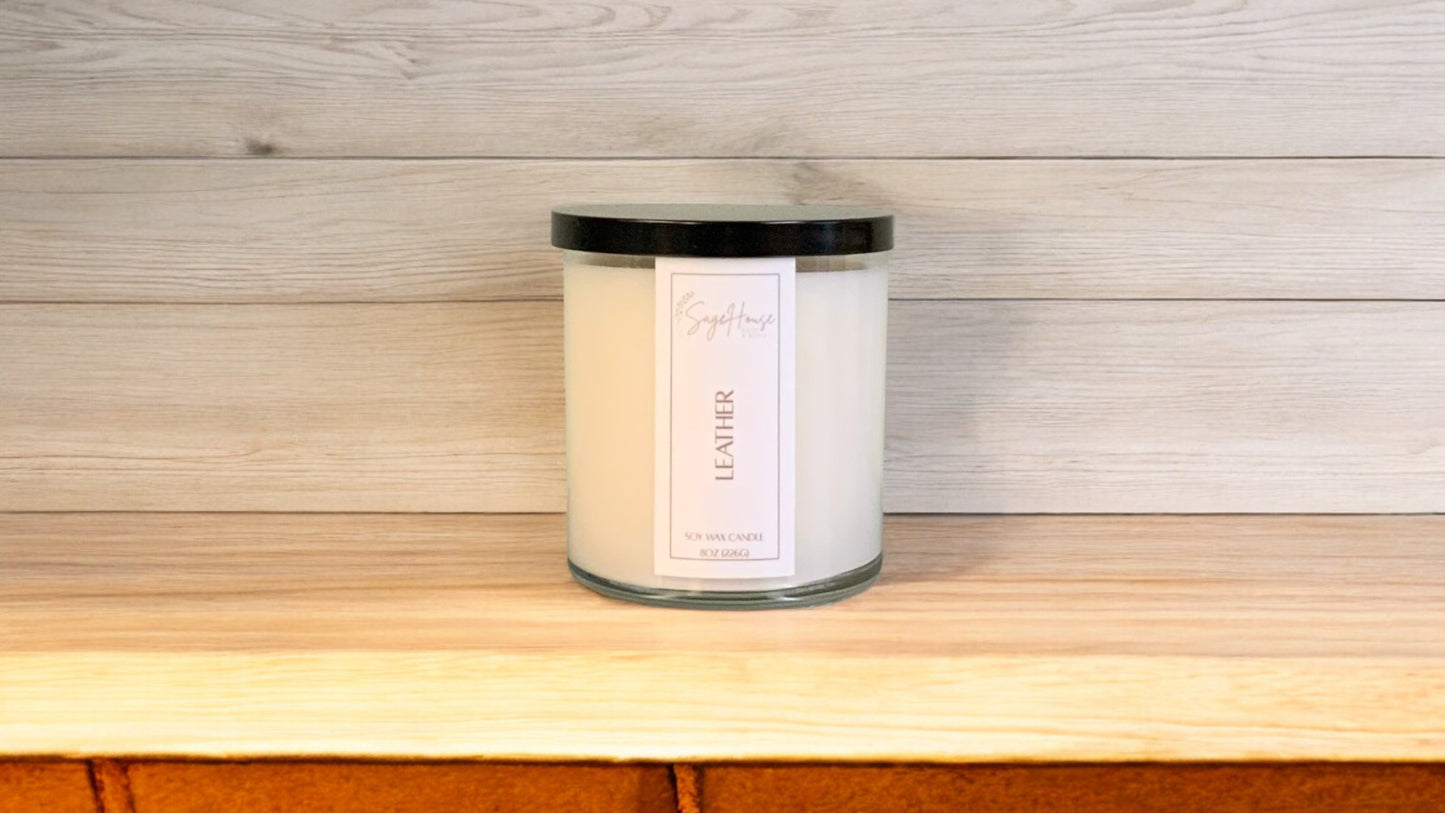 Leather Candle & Wax Melts