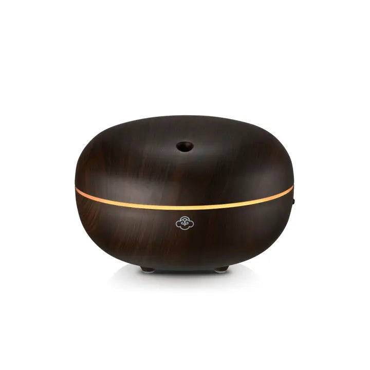Macaron Ultrasonic Aromatherapy Diffuser - Dark Wood Finish