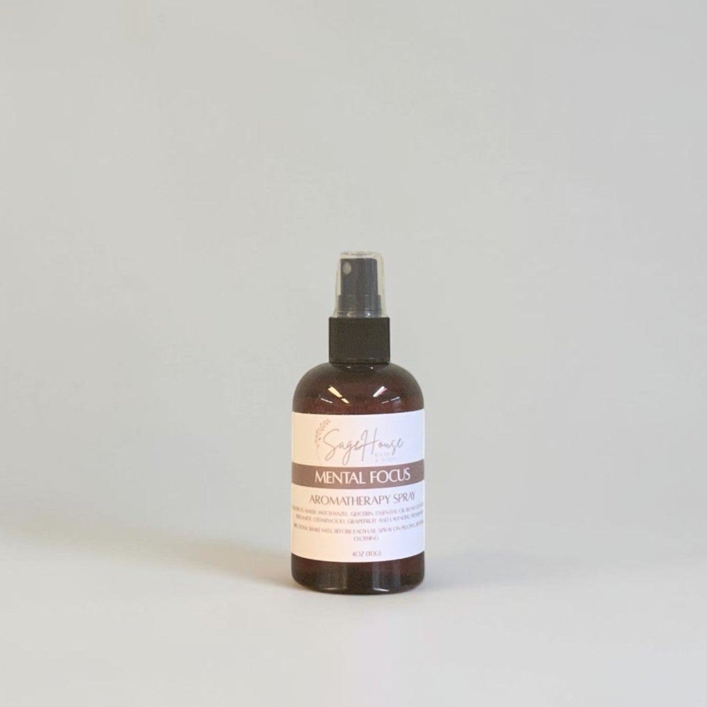 Bottle of spray on a white background
