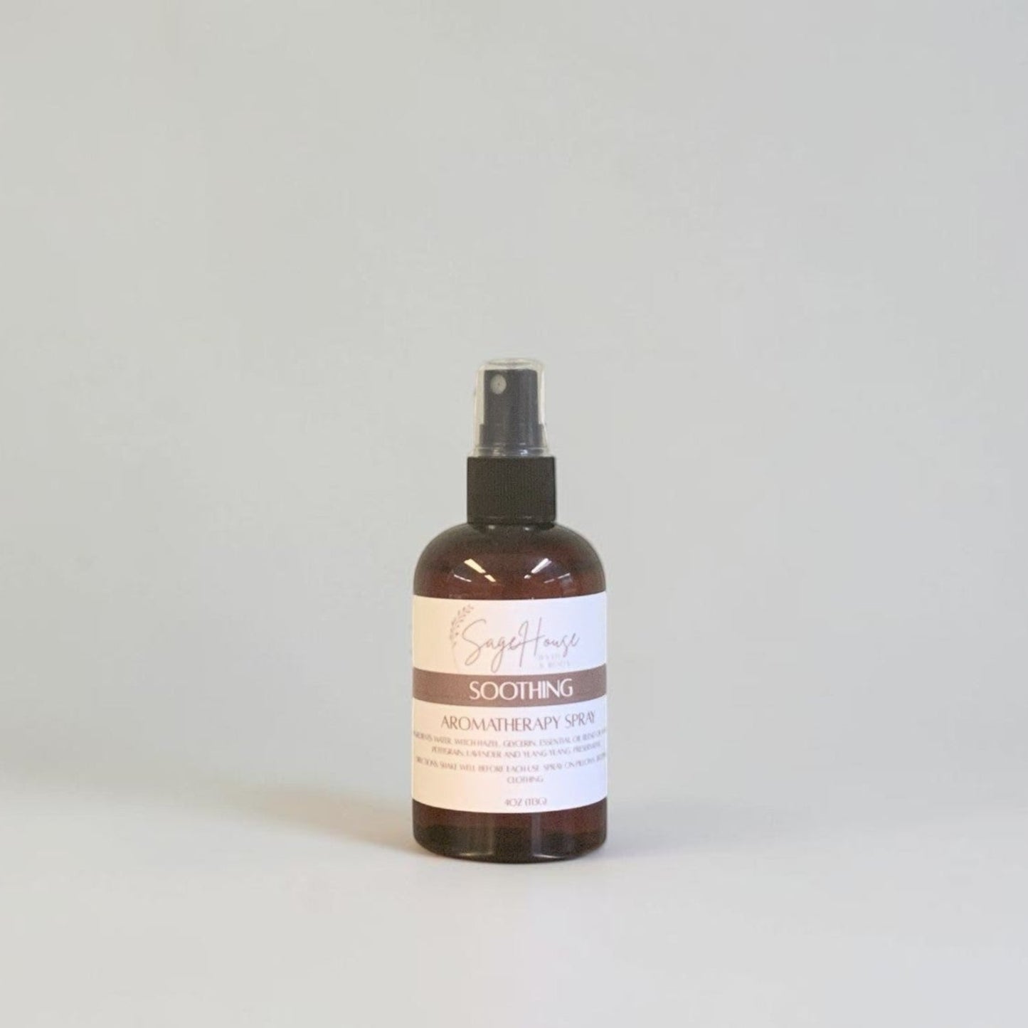Bottle of spray on a white background