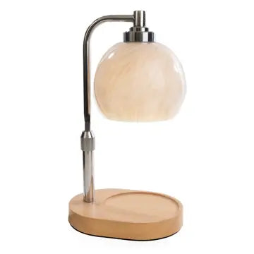 Swirl Blown Glass Warmer Lamp