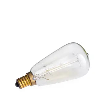 An Edison style bulb used for some wax melt warmers