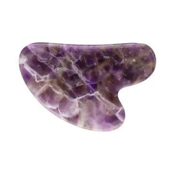 An amethyst stone Gua Sha