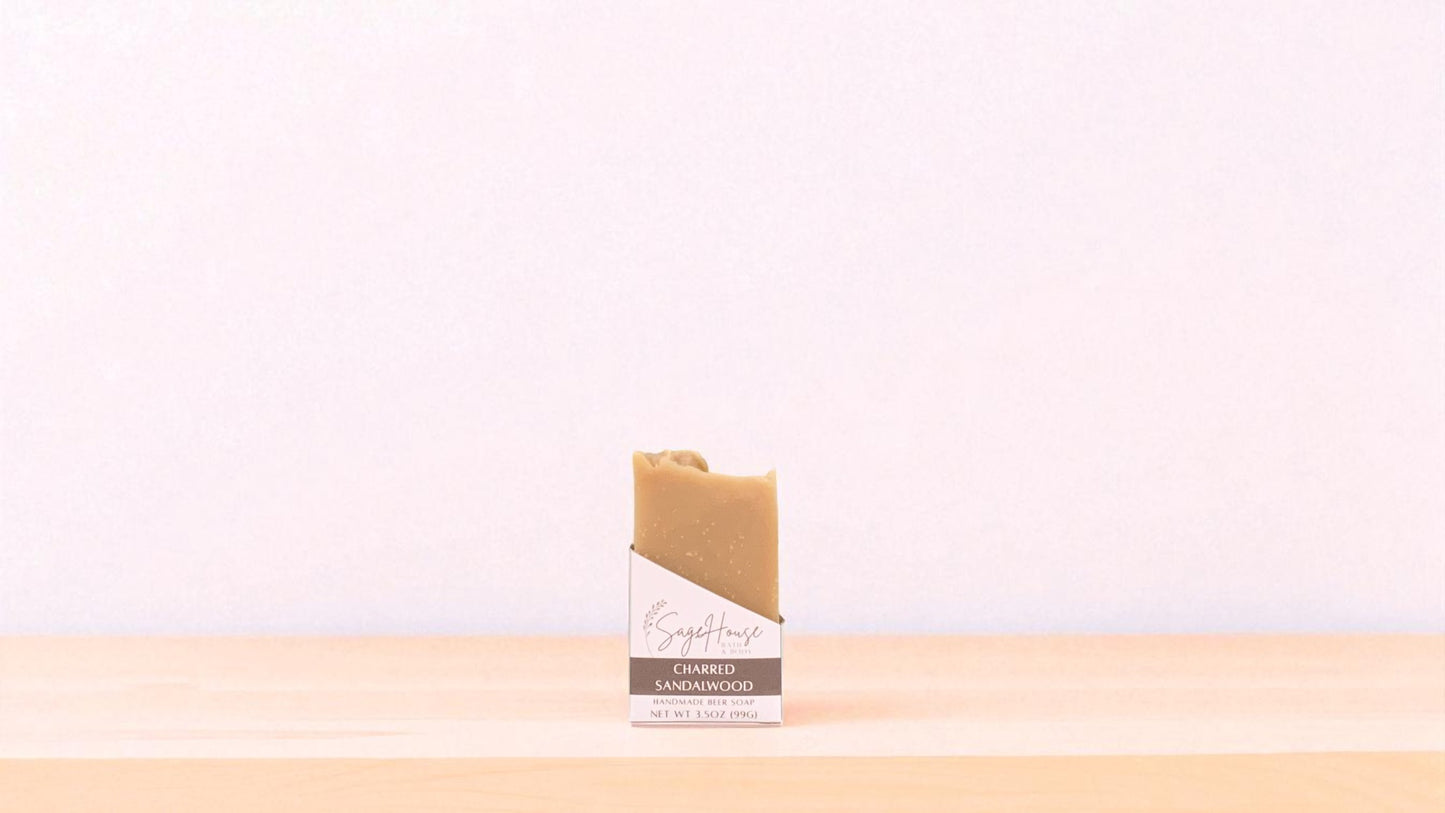 Charred Sandalwood Beer Soap