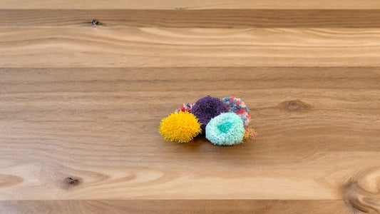 variety of colors of soft face scrubbies. sold individually