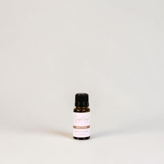 Amber bottle with label on a grey background.