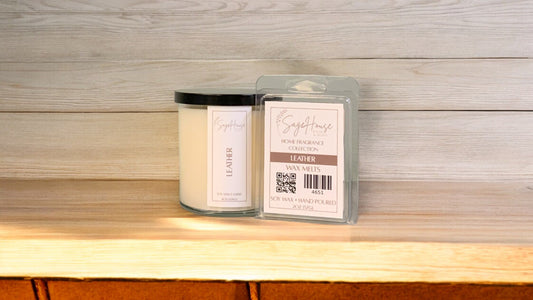 Leather Candle & Wax Melts