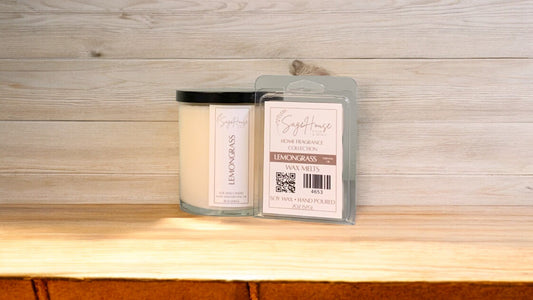 Lemongrass Candle & Wax Melts