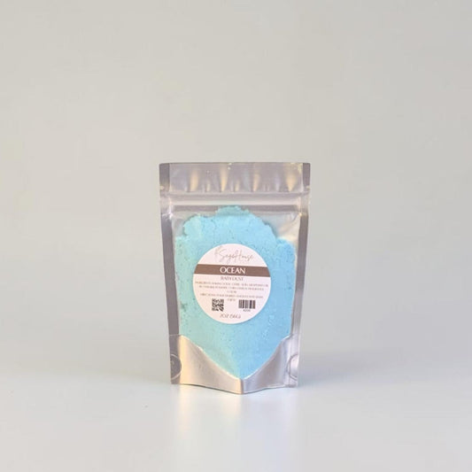 Product in a clear packaging bag on a white background