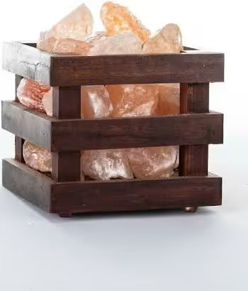 Washitsu Basket Salt Lamp